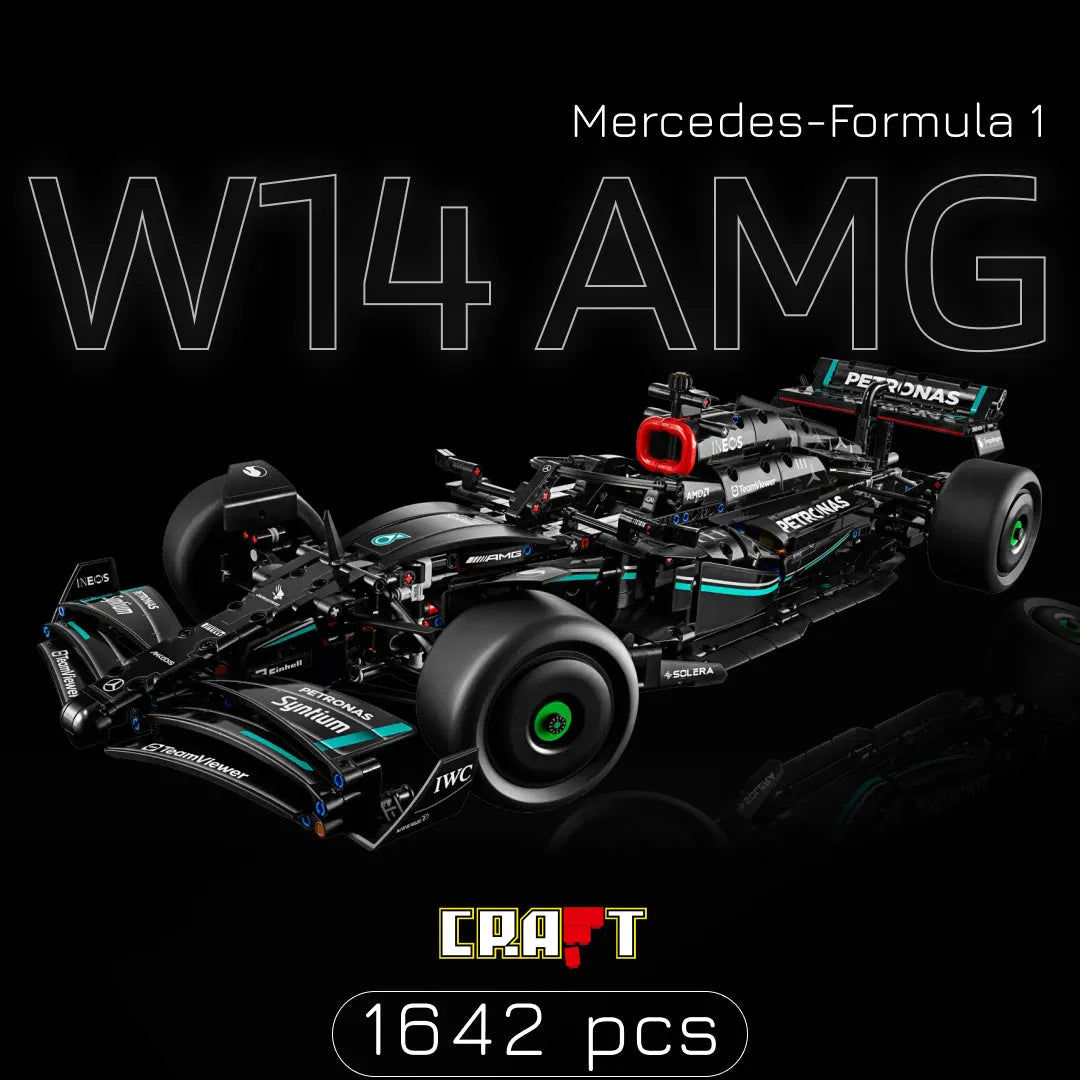 Fórmula 1 - Mercedes-AMG F1 W14 (1642 peças) - Brics Craft