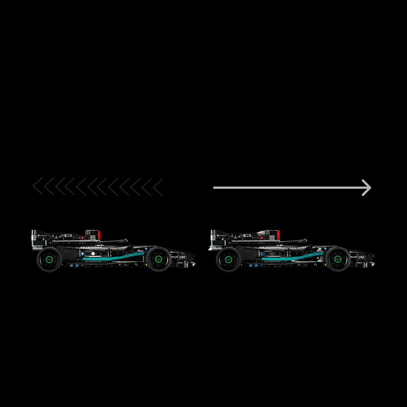 Fórmula 1 - Mercedes-AMG F1 W14 Pull-Back (240 pçs) - Brics Craft