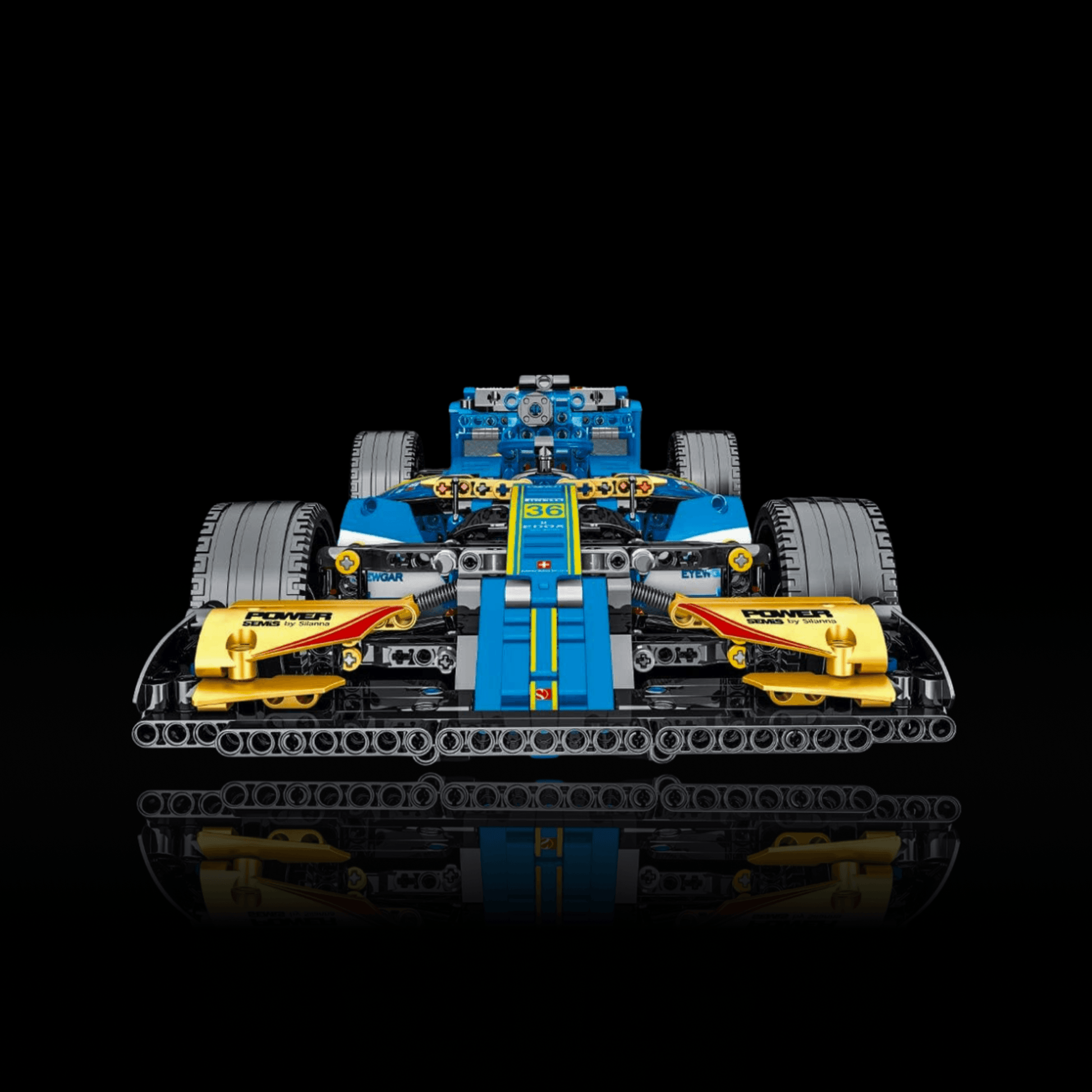 Fórmula 1 - Sauber C36 Azul (1110 pcs) - Brics Craft