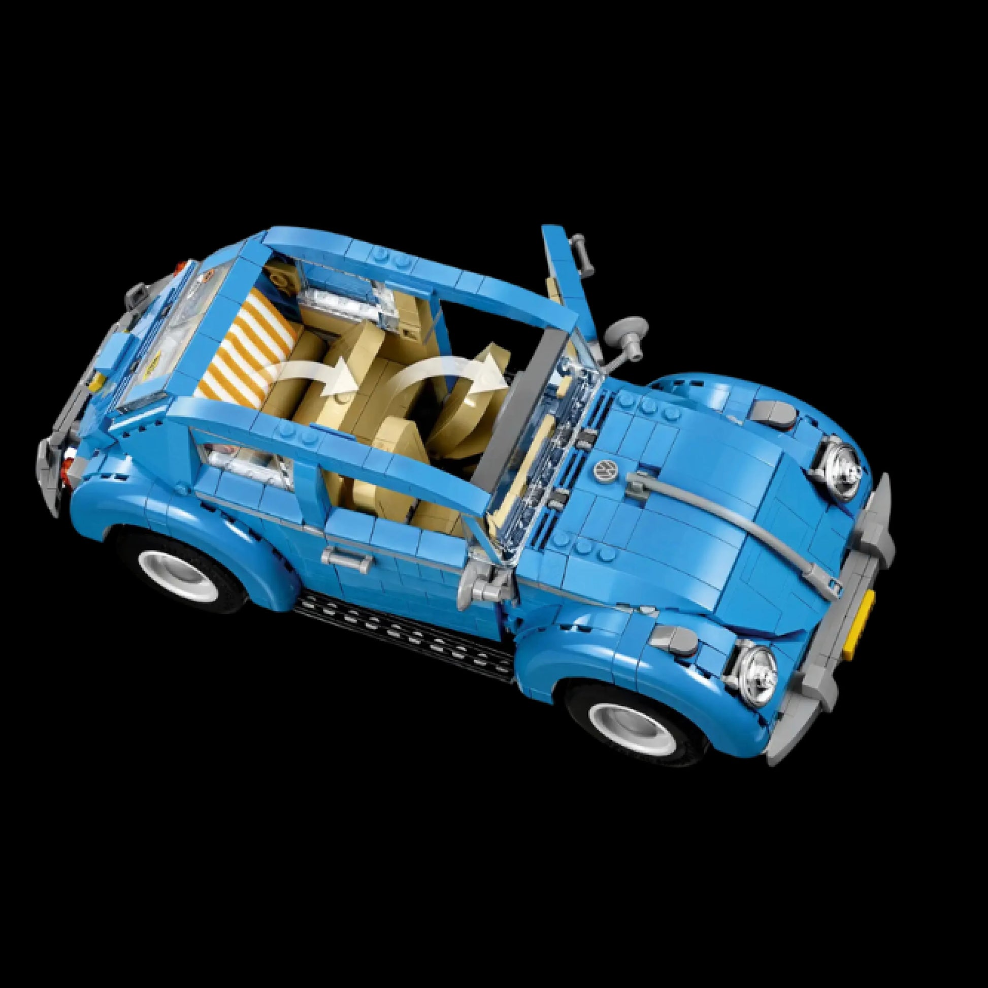 Fusca Azul do Surf (1193 pçs) - Brics Craft