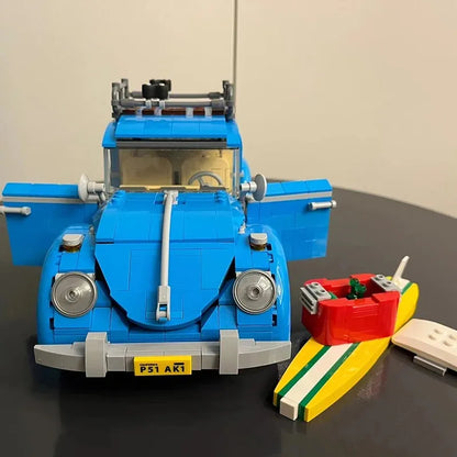 Fusca Azul do Surf (1193 pçs) - Brics Craft