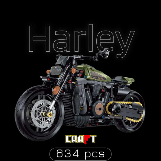 Harley Davidson (634 peças) - Brics Craft