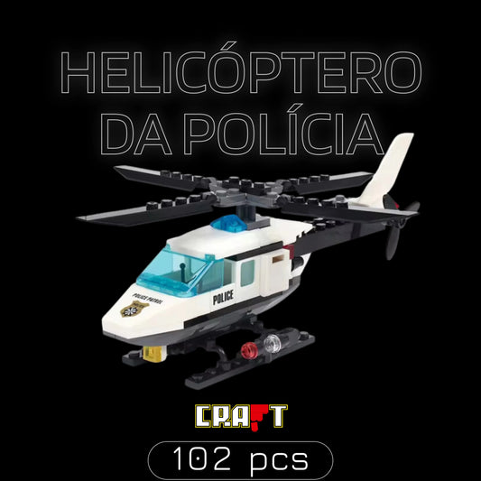 Helicóptero da Polícia (102 pçs) - Brics Craft