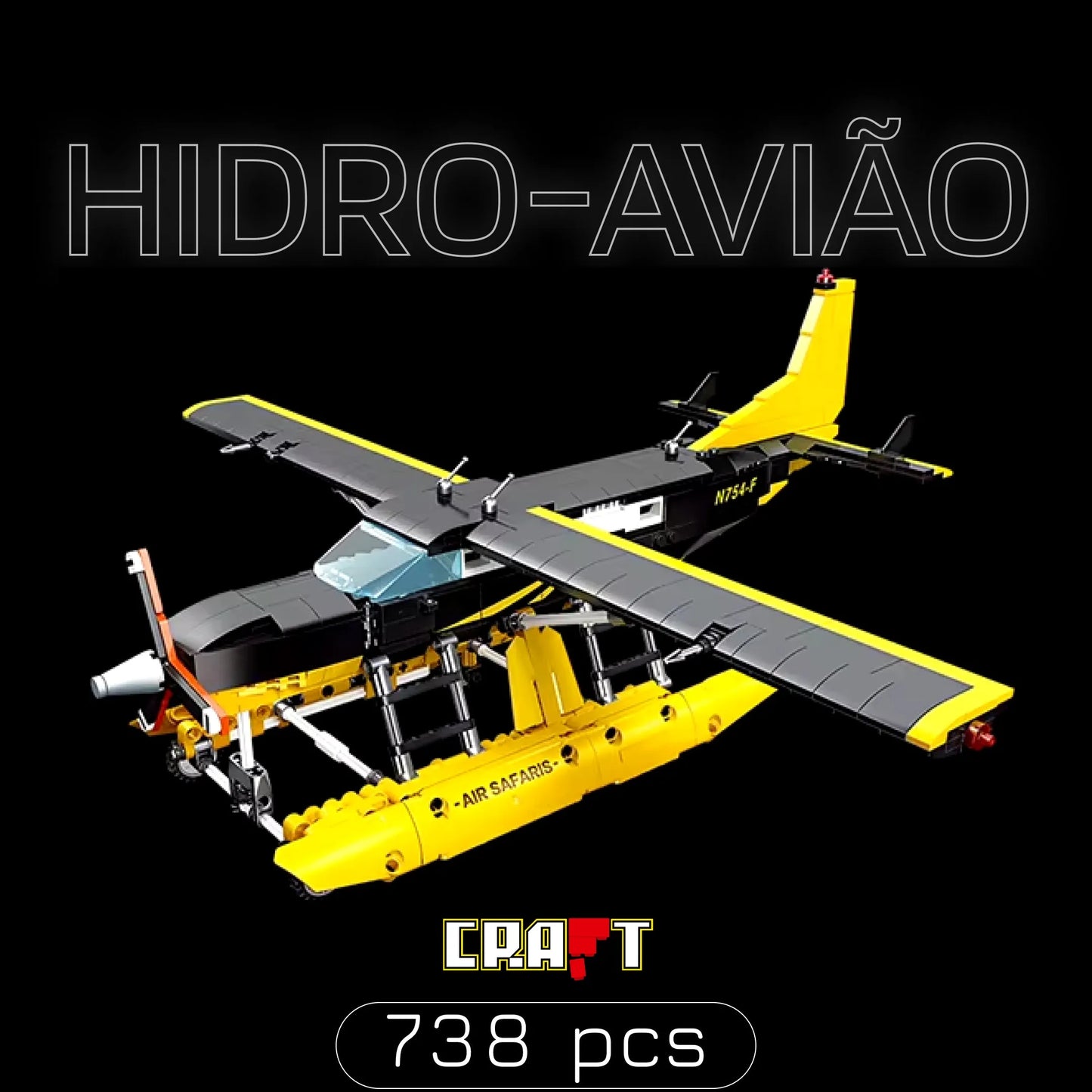 Hidro-avião (738 pçs) - Brics Craft