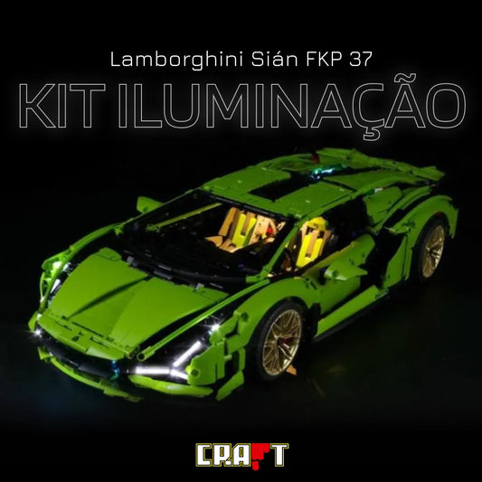 Iluminação para a Lamborghini Sián FKP 37 - Brics Craft