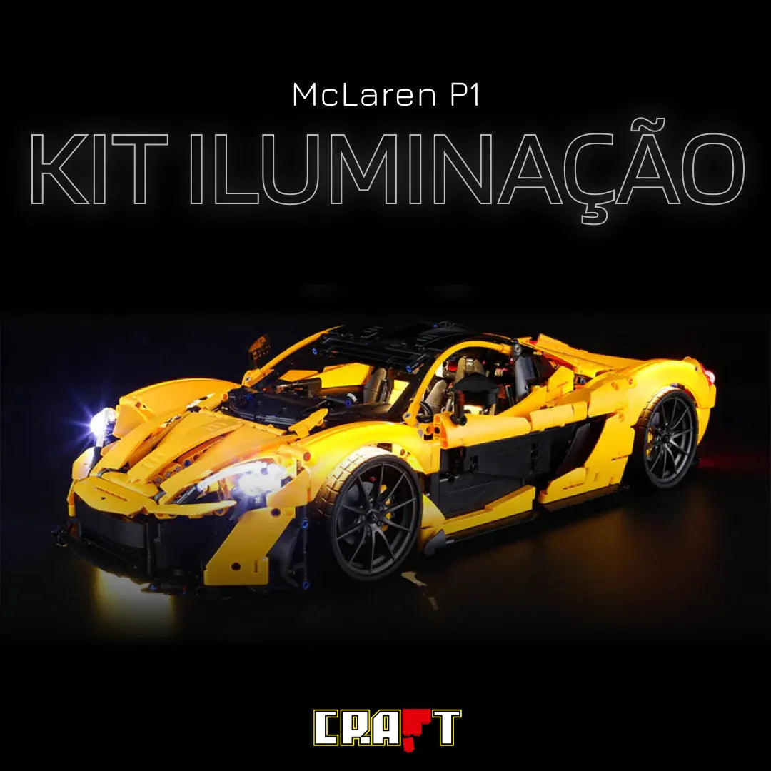 Iluminação para a McLaren P1 - Brics Craft