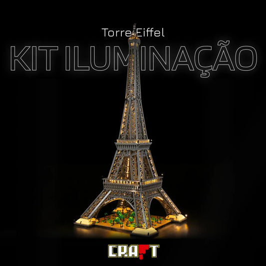 Iluminação para a Torre Eiffel - Brics Craft