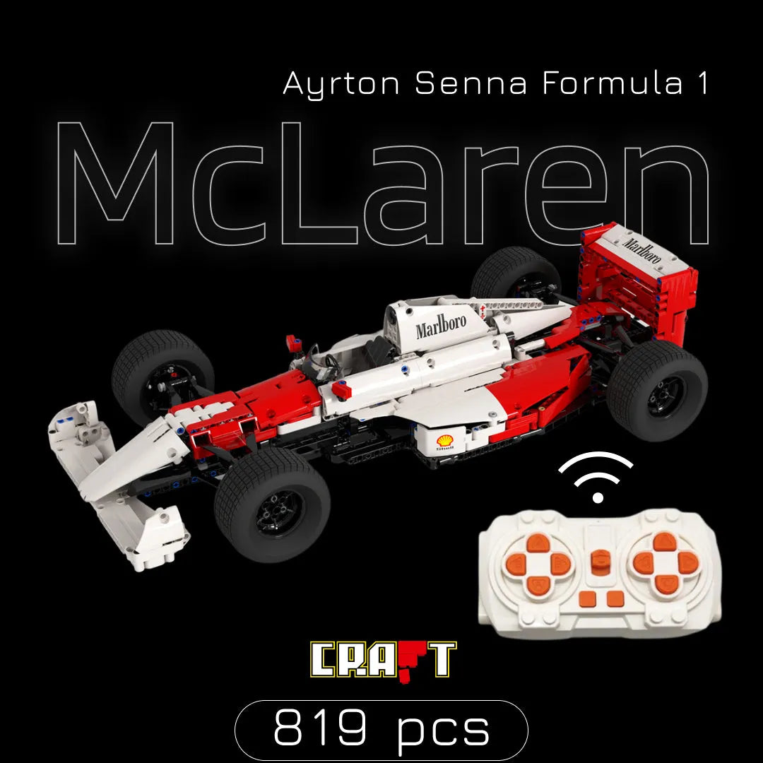 (IMPERDÍVEL) Fórmula 1 - McLaren MP4/4 do Ayrton Senna - Brics Craft