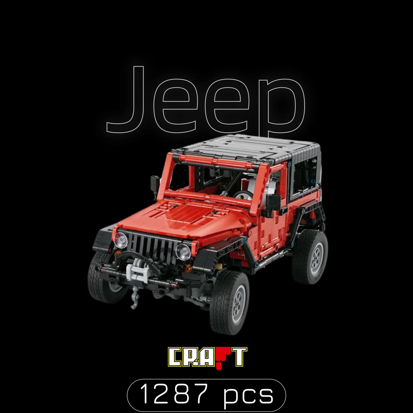 Jeep (1287 pçs) - Brics Craft