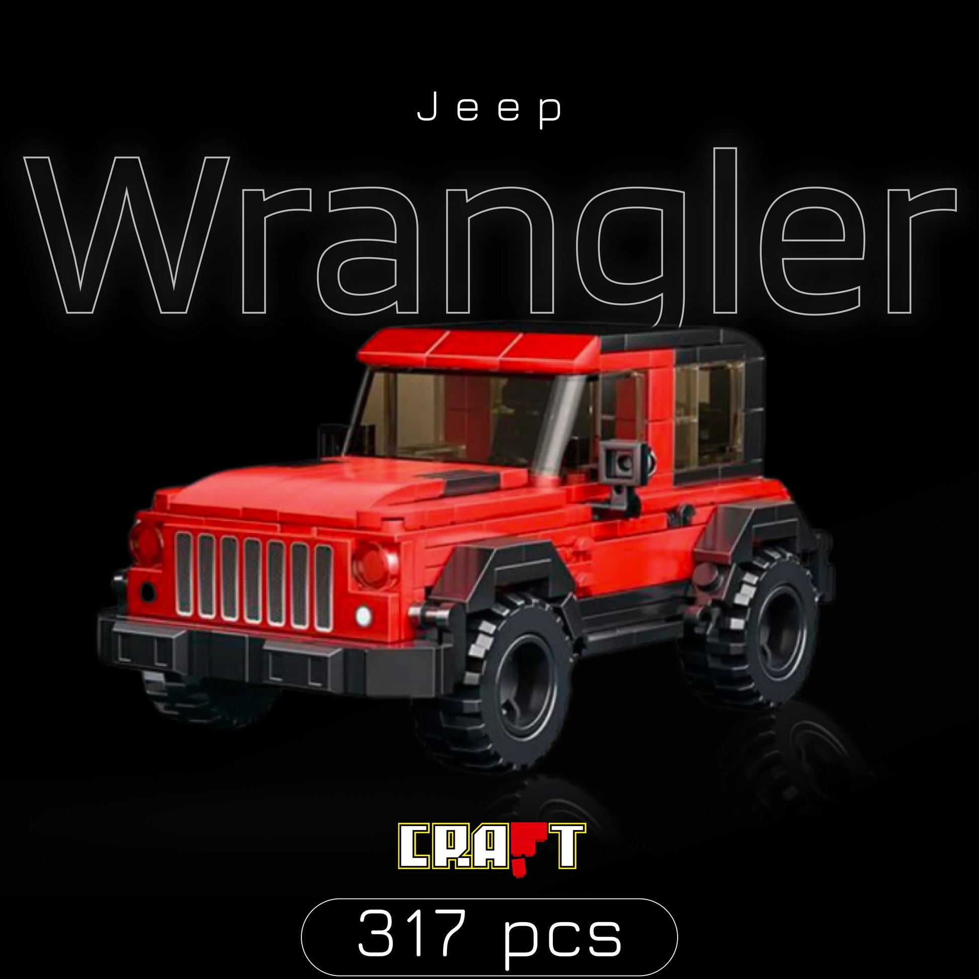 Jeep Wrangler (317 pçs) - Brics Craft