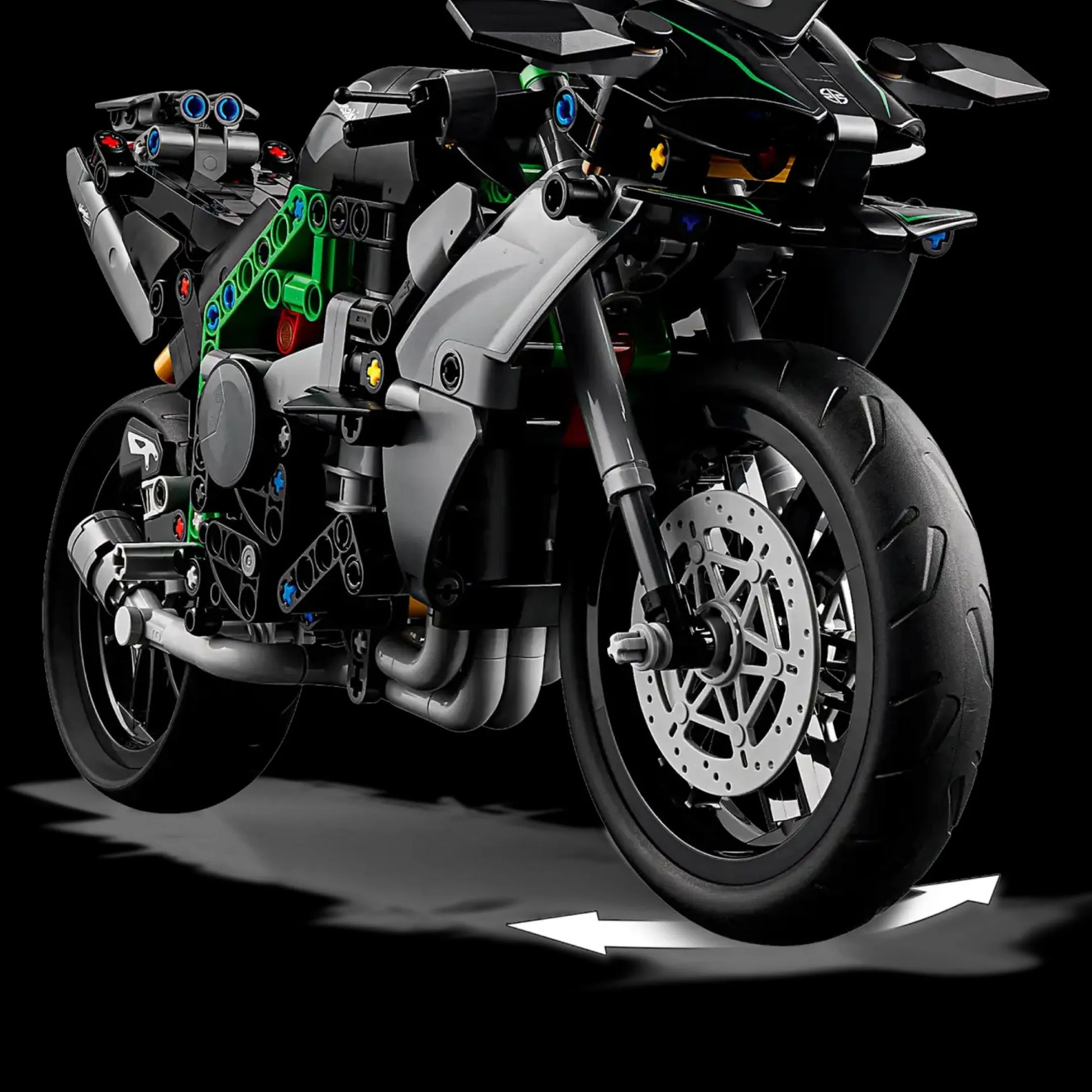 Kawasaki Ninja H2R (643 pçs) - Brics Craft