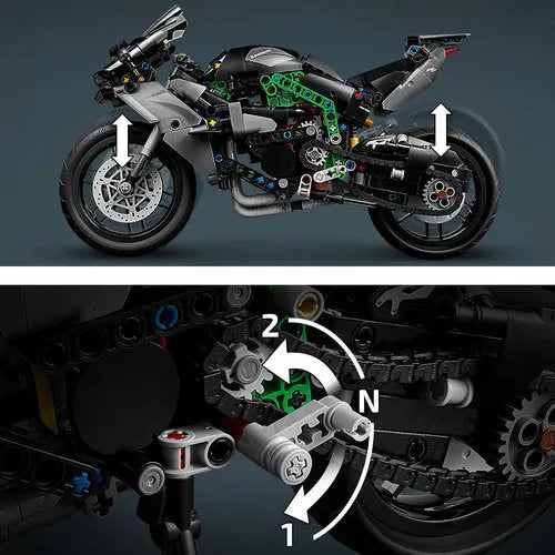 Kawasaki Ninja H2R (643 pçs) - Brics Craft