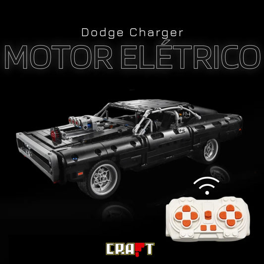 Kit Motor Elétrico para o Dodge Charger 1970 de Velozes e Furiosos (1077 pçs) - Brics Craft