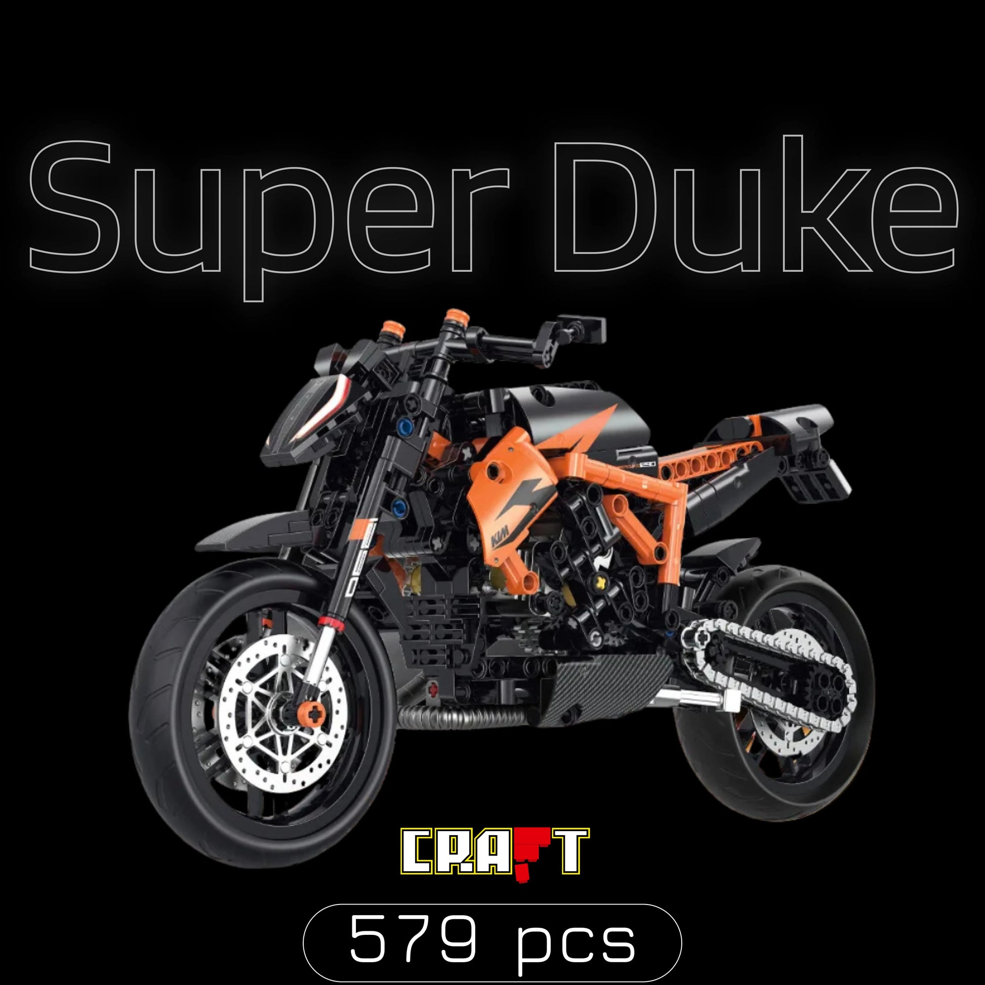 KTM 1290 Super Duke (579 pçs) - Brics Craft