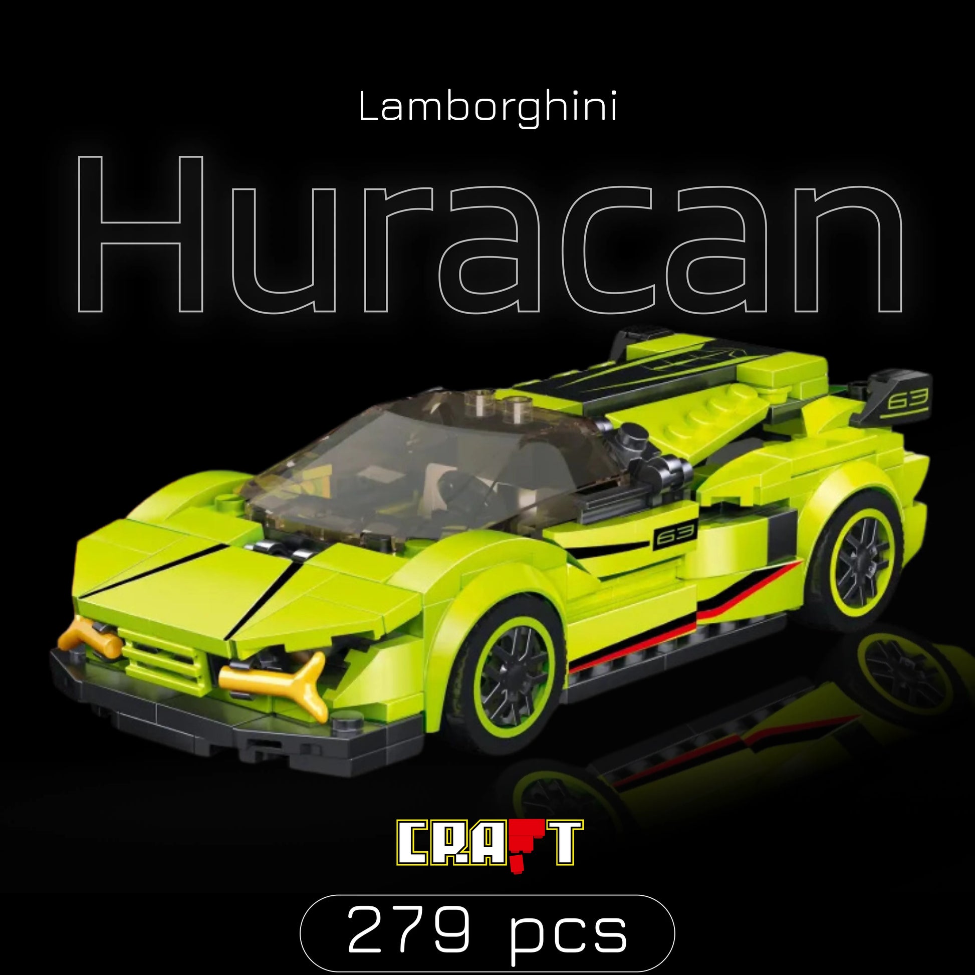 Lamborghini Huracan (279 pçs) - Brics Craft