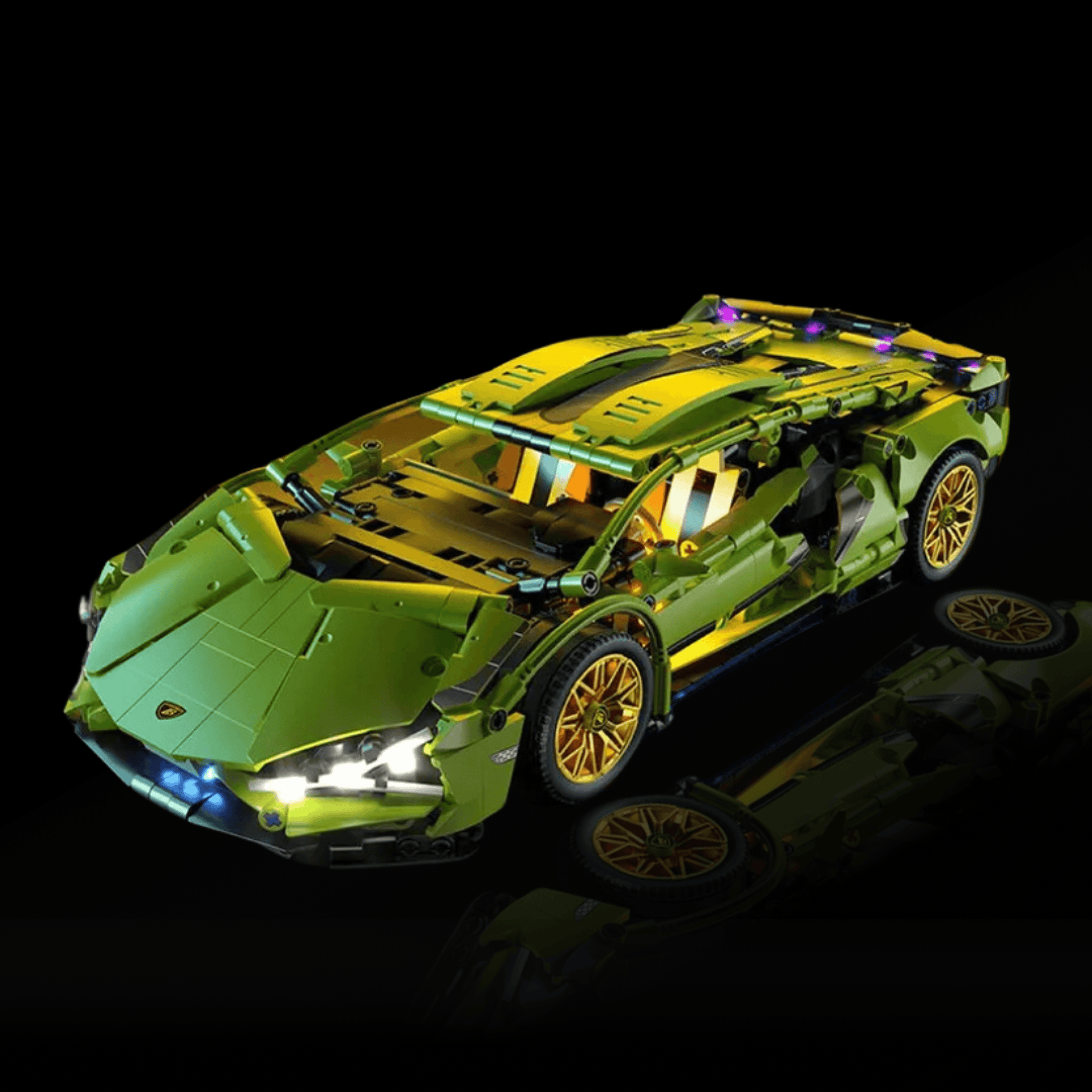 Lamborghini Sián FK937 Verde (1280 peças) - Brics Craft