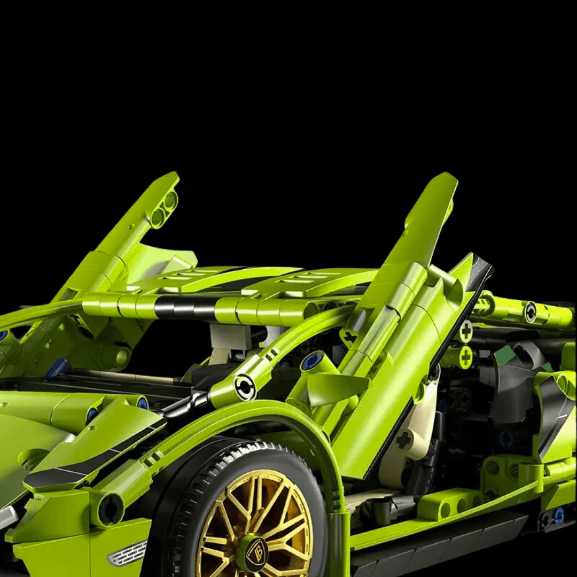 Lamborghini Sián FK937 Verde (1280 peças) - Brics Craft