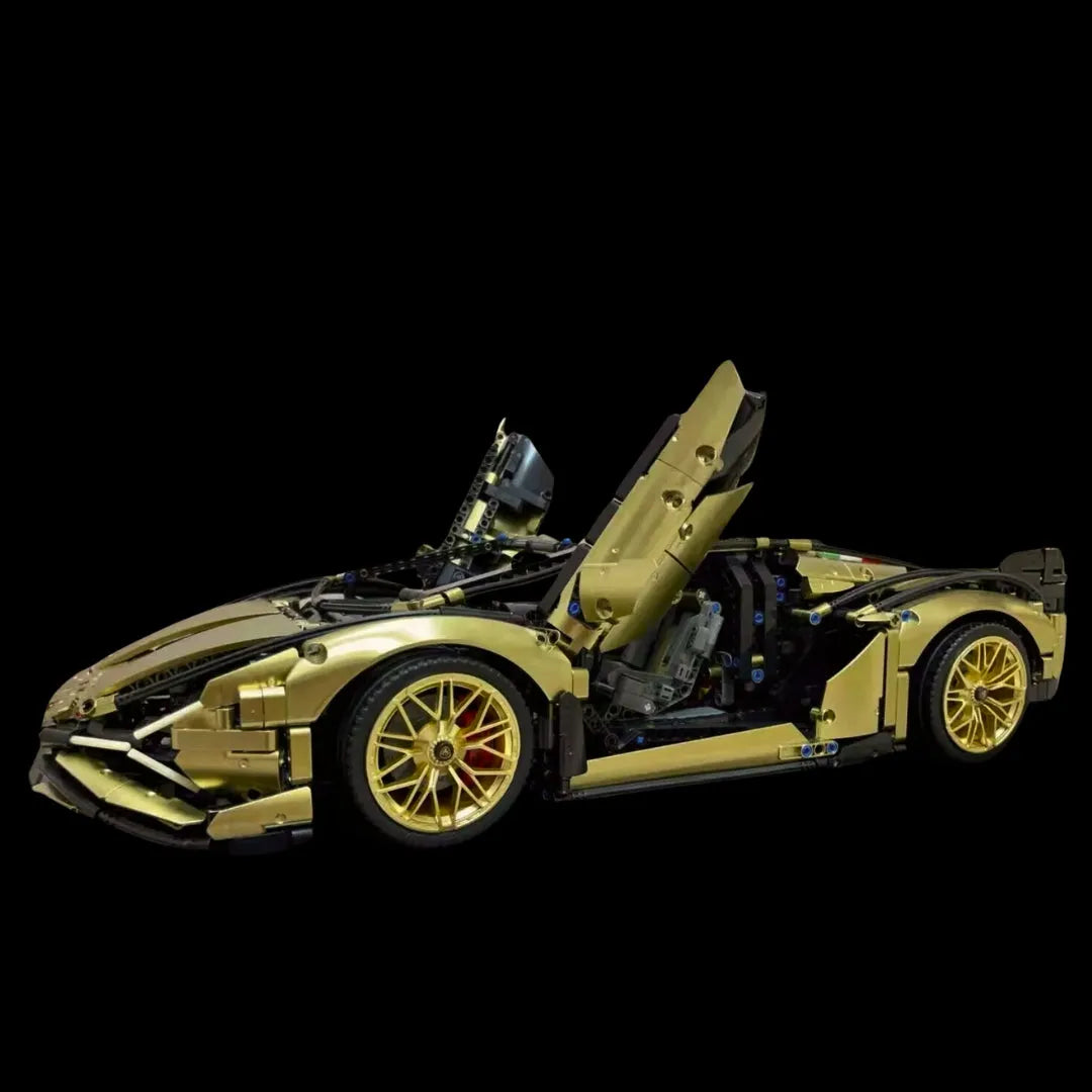 Lamborghini Sián FKP 37 Dourado (3696 pcs) - Brics Craft