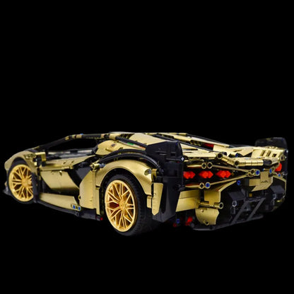 Lamborghini Sián FKP 37 Dourado (3696 pcs) - Brics Craft