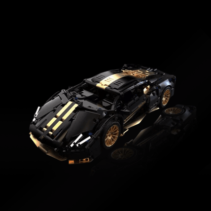 Lamborghini Sián FKP 37 Preto c/ Dourado (1280 pcs) - Brics Craft