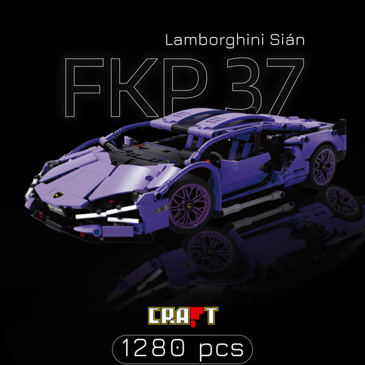 Lamborghini Sián FKP 37 Roxa (1280 pcs) - Brics Craft