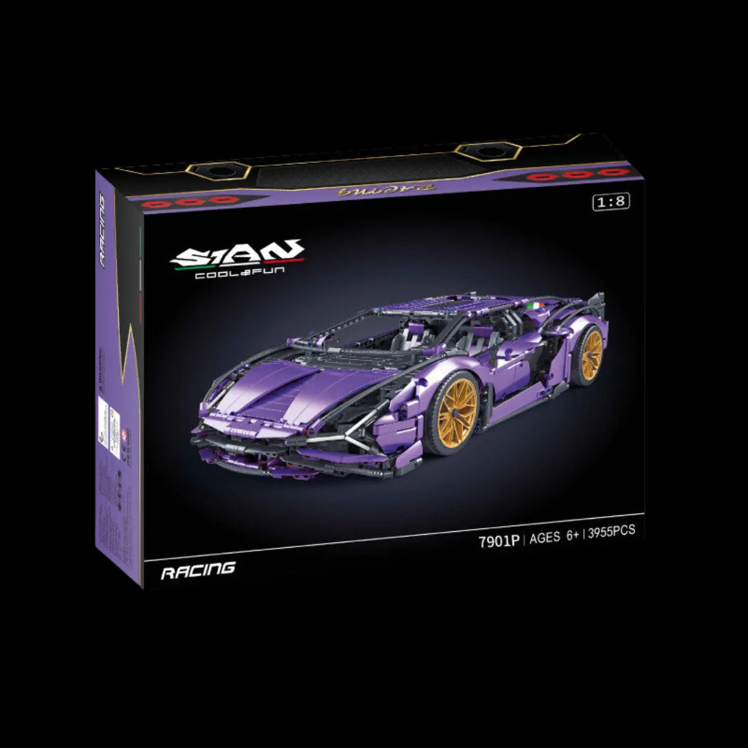 Lamborghini Sián FKP 37 Roxo (3696 pcs) - Brics Craft