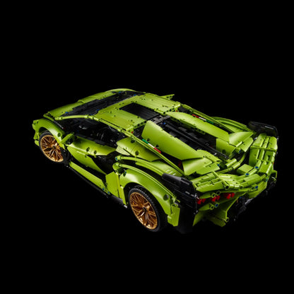 Lamborghini Sián FKP 37 Verde (3696 peças) - Brics Craft