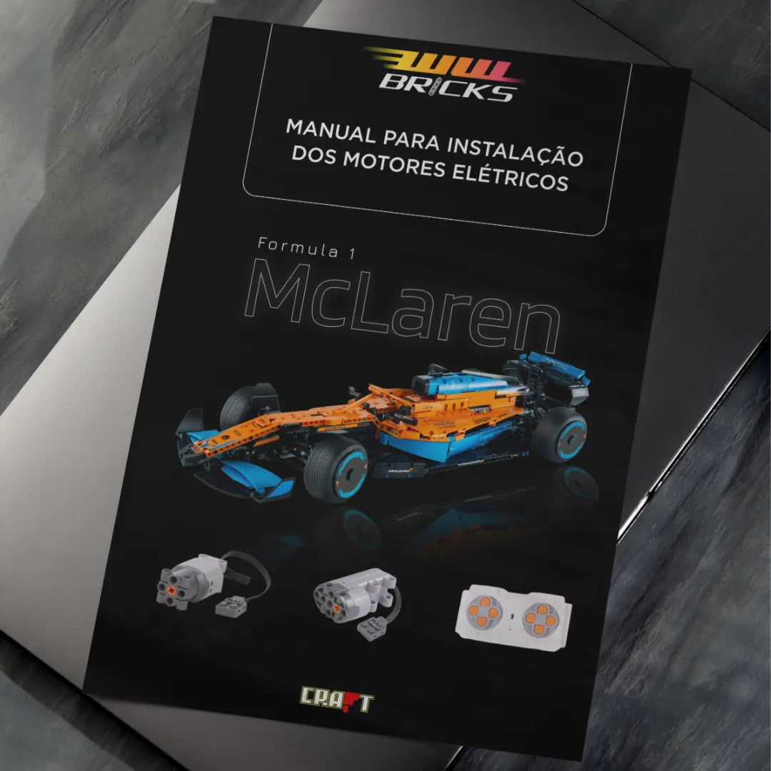 Manual para Turbinar a McLaren F1 (1432 pcs) - Brics Craft