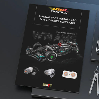 Manual para Turbinar a Mercedes-AMG F1 W14 (1642 pçs) - Brics Craft