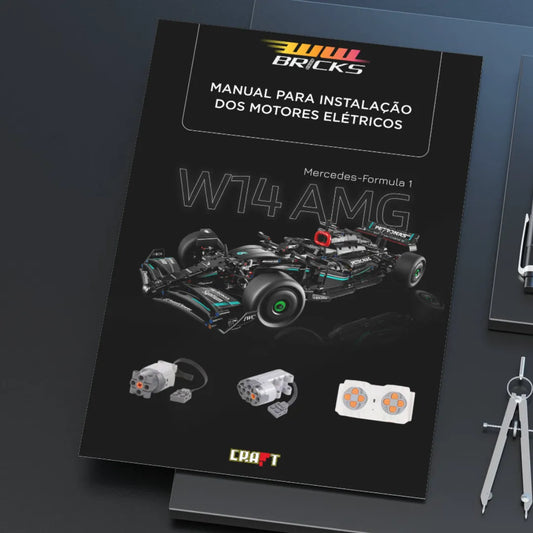 Manual para Turbinar a Mercedes-AMG F1 W14 (1642 pçs) - Brics Craft