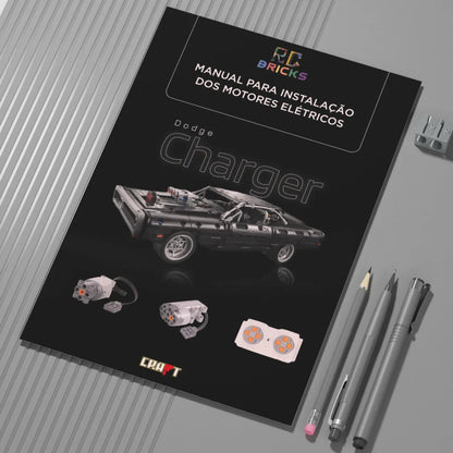 Manual para Turbinar o Dodge Charger 1970 de Velozes e Furiosos (1077 pçs) - Brics Craft