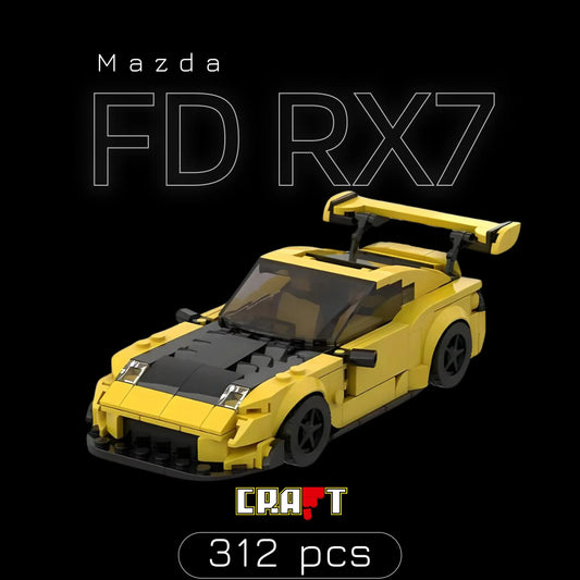 Mazda FD RX7 (312 pçs) - Brics Craft