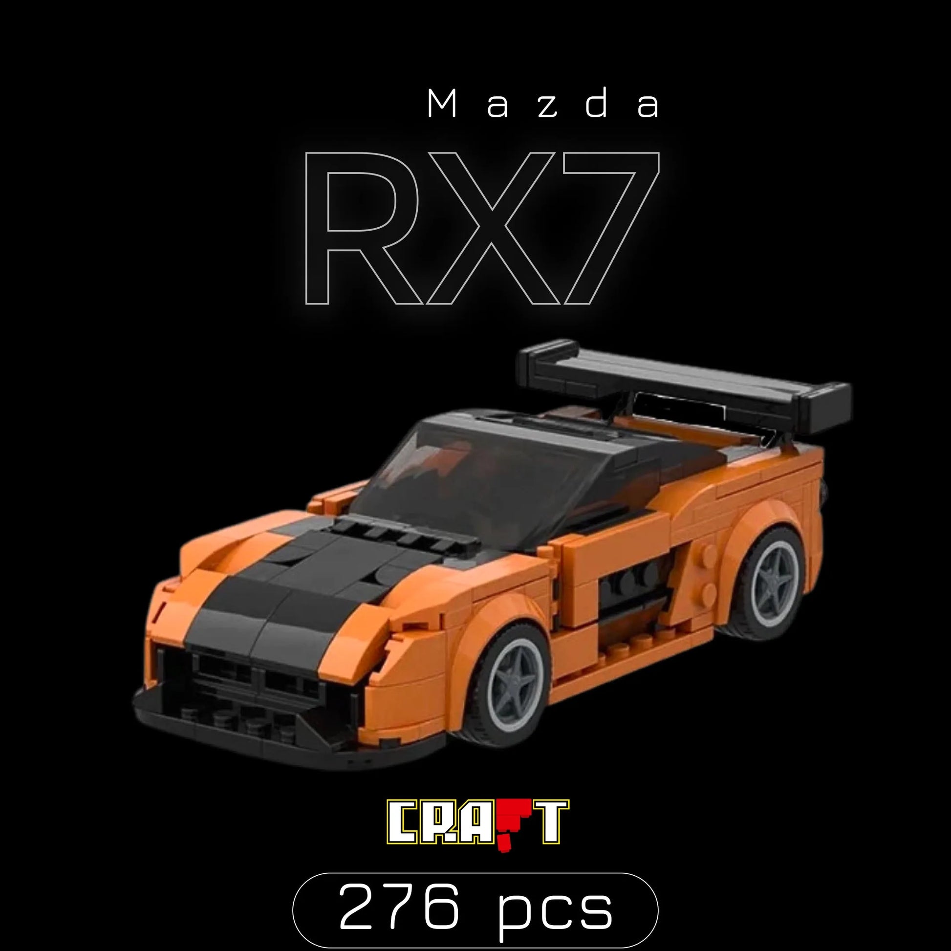 Mazda RX7 (276 pçs) - Brics Craft