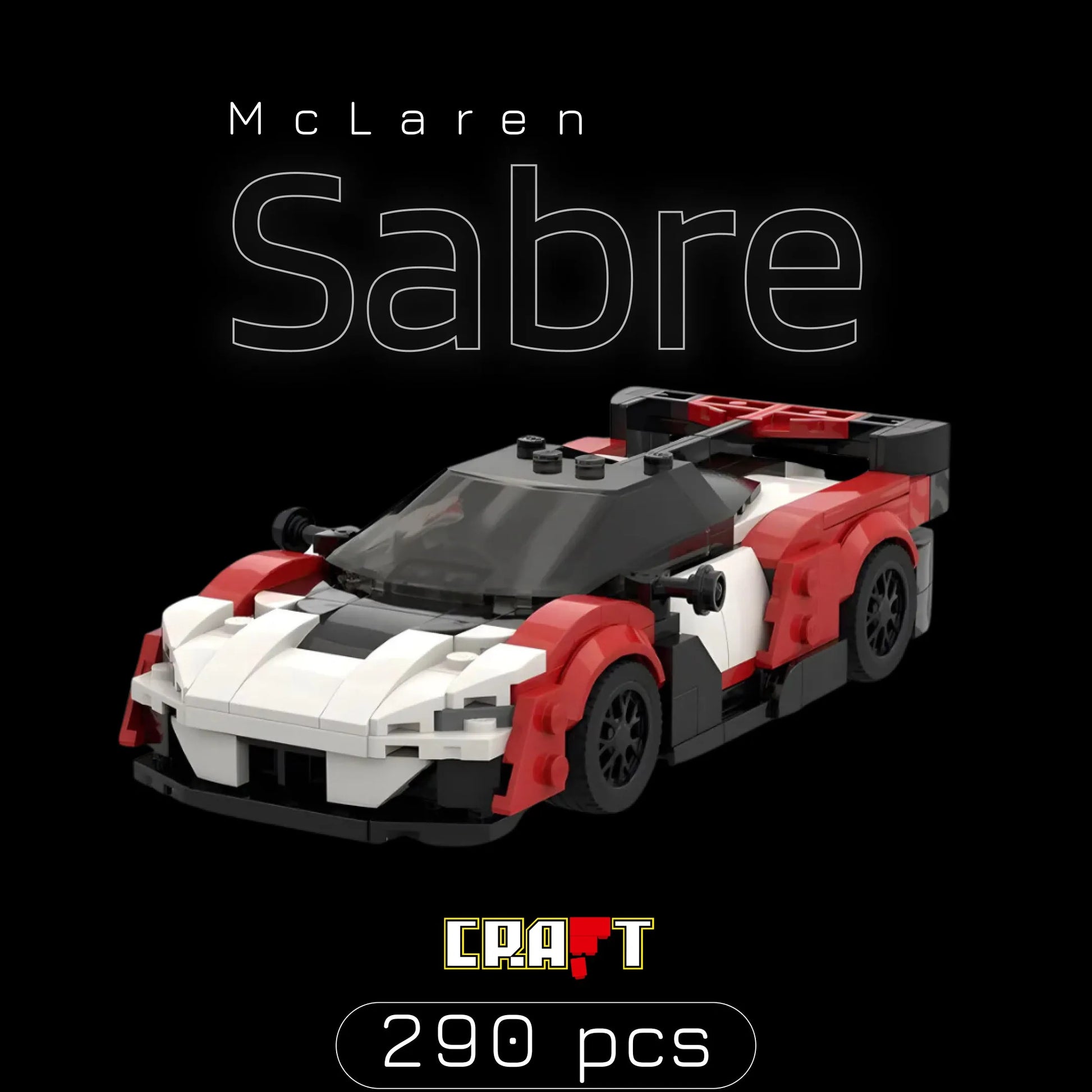 McLaren Sabre (290 pçs) - Brics Craft