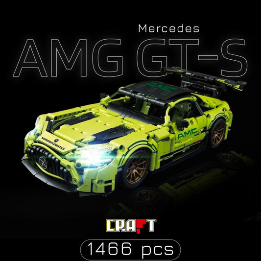 Mercedes AMG GT-S Verde (1466 pçs) - Brics Craft