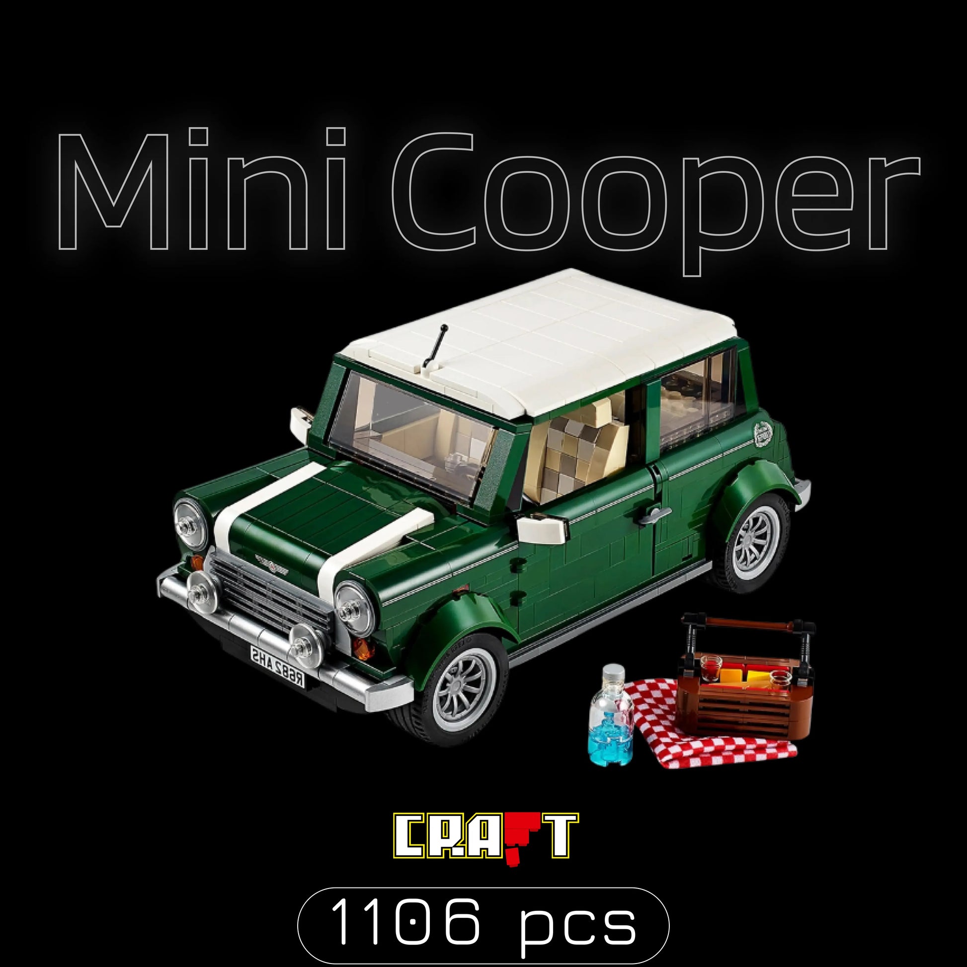 Mini Cooper (1106 pçs) - Brics Craft