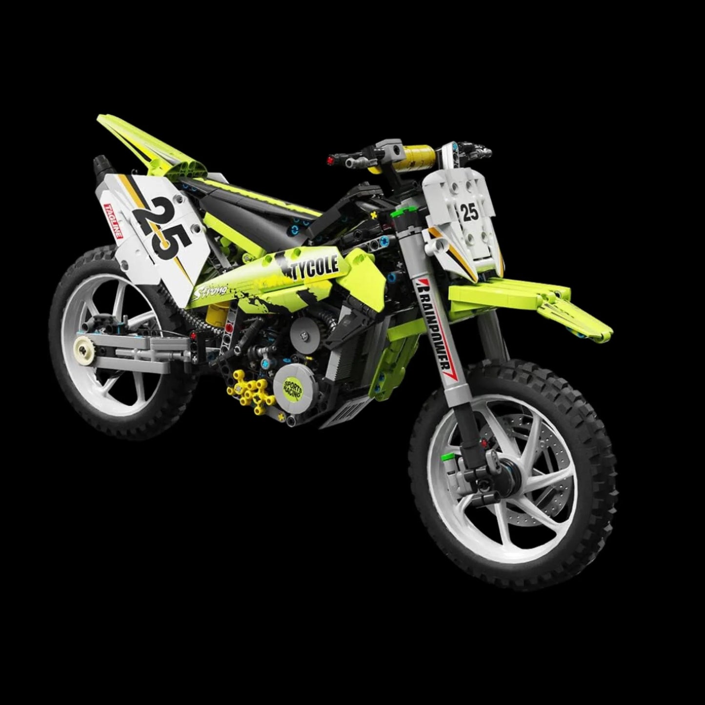 Moto de Motocross (1302 peças) - Brics Craft