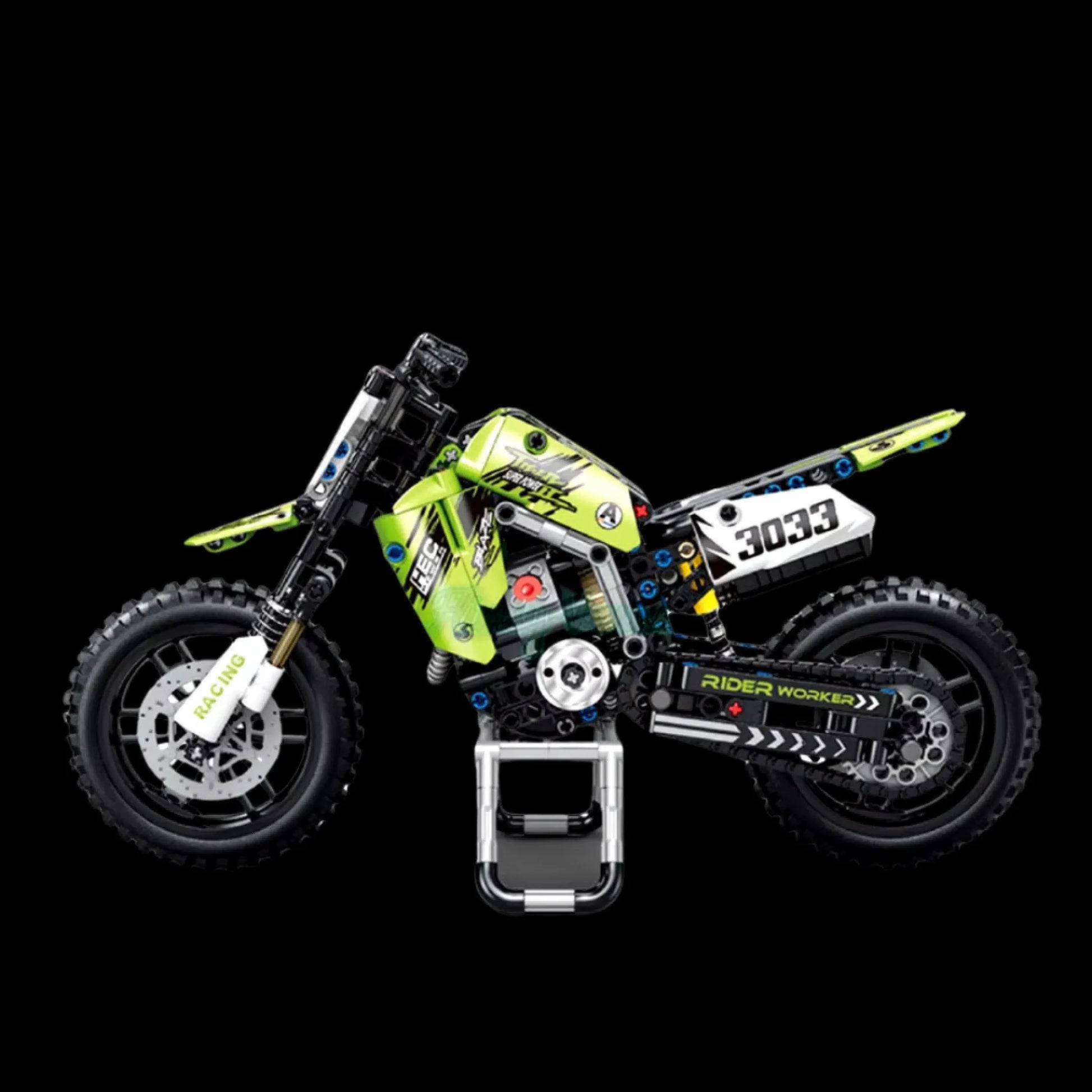 Moto de Motocross (476 peças) - Brics Craft