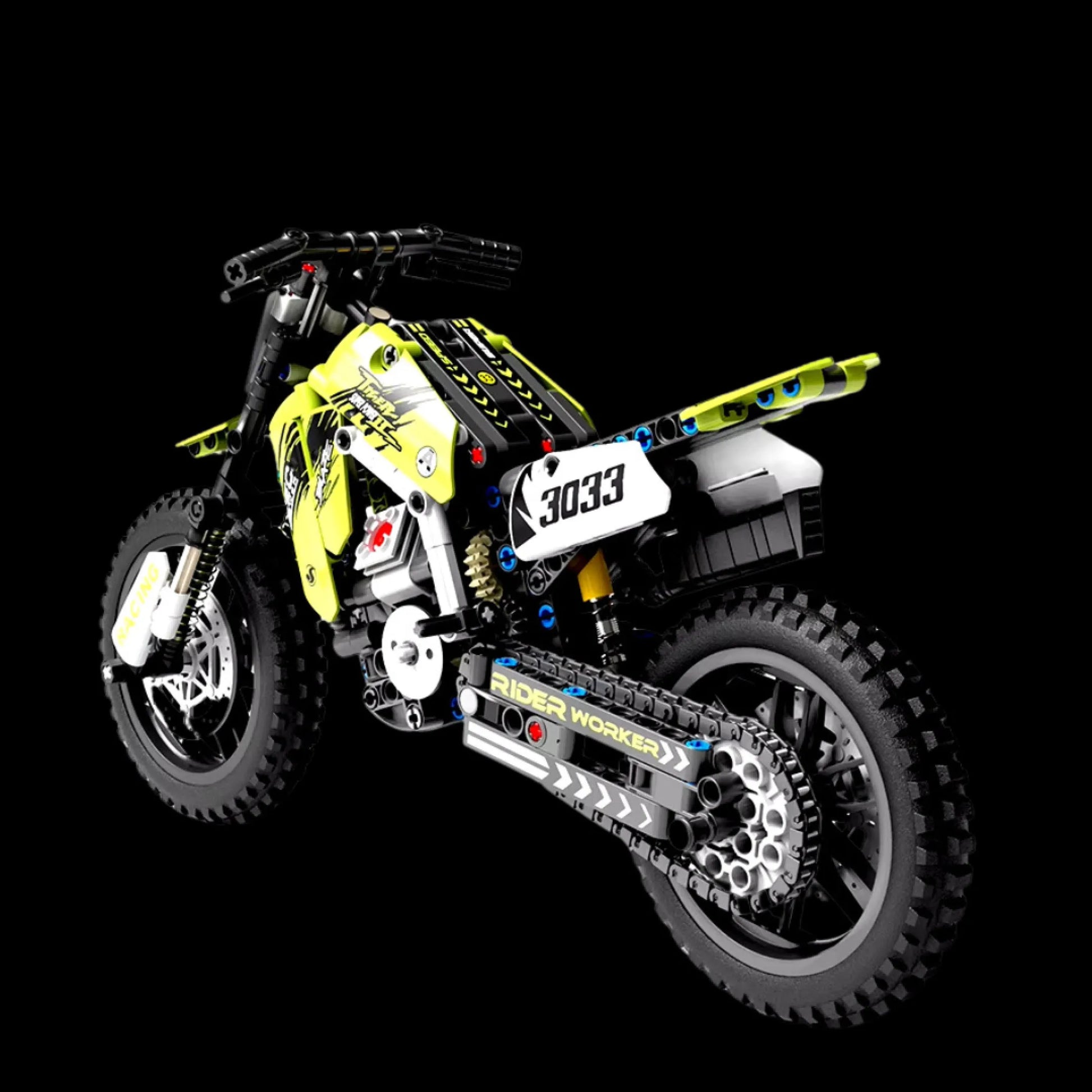 Moto de Motocross (476 peças) - Brics Craft