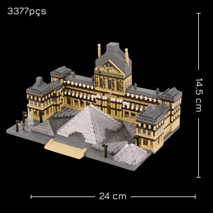 Museu do Louvre (3377 micro-peças) - Brics Craft