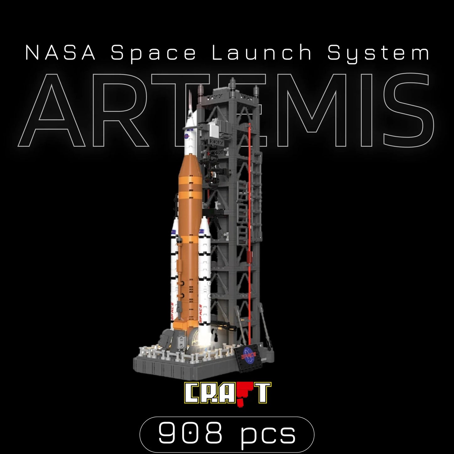 NASA - Artemis Space Launch System (908 pçs) - Brics Craft