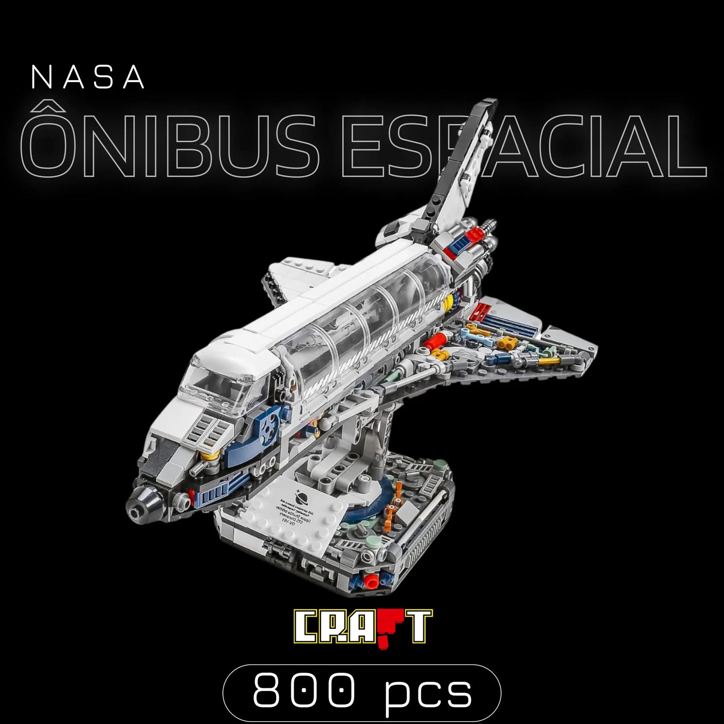 NASA - Ônibus Espacial (800 peças) - Brics Craft