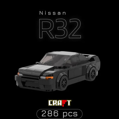 Nissan R32 Skyline GT-R (286 pçs) - Brics Craft