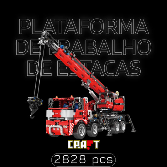 Plataforma de Trabalho de Estacas (2828 pçs) - Brics Craft