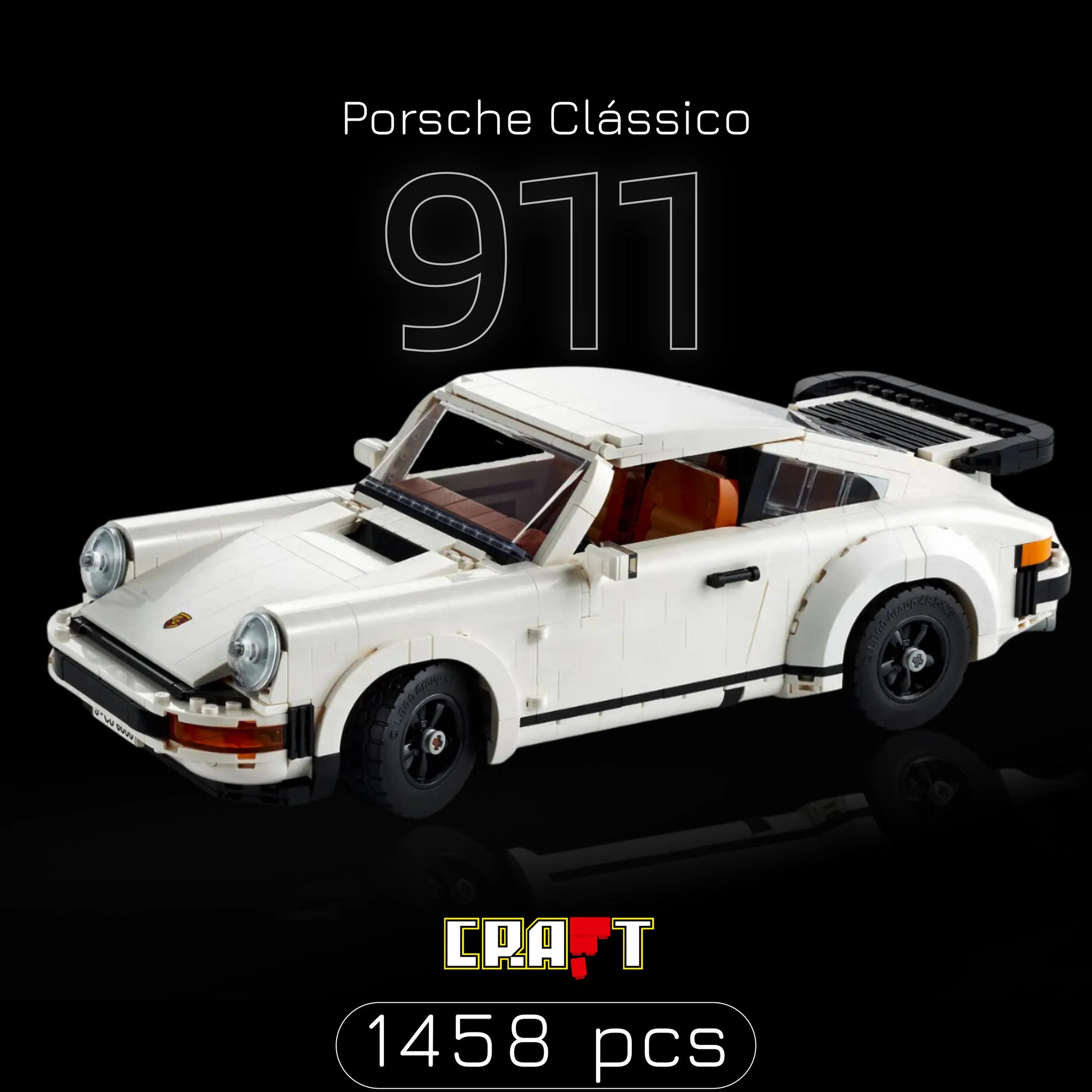 Porsche 911 Carrera (1458 peças) - Brics Craft