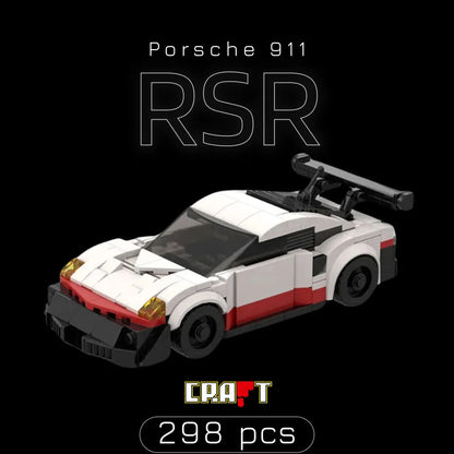 Porsche 911 RSR (298 pçs) - Brics Craft