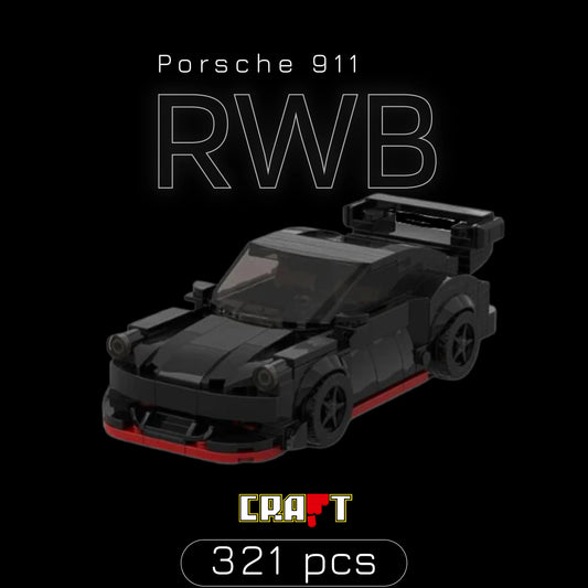 Porsche 911 RWB (321 pçs) - Brics Craft