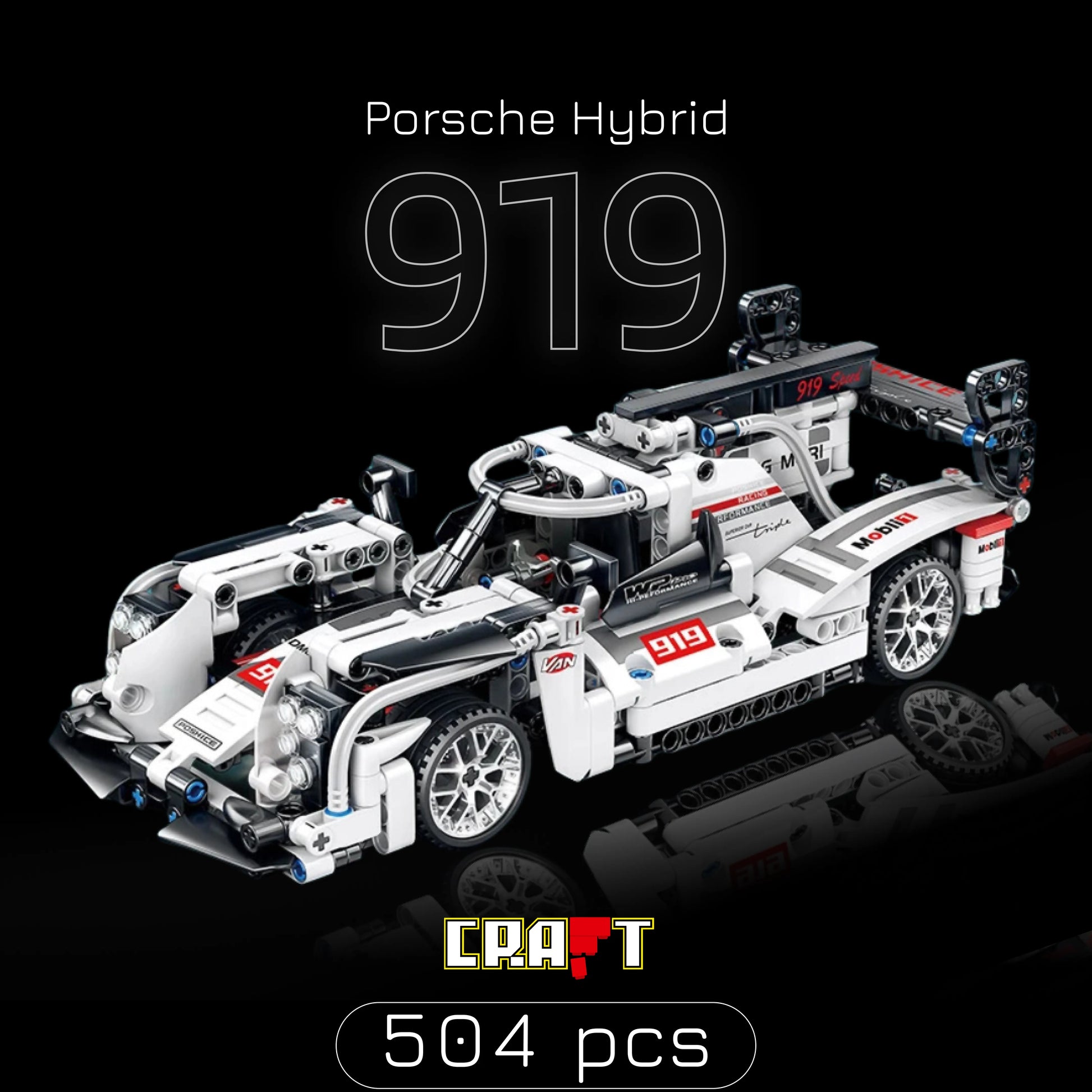 Porsche 919 Hybrid (504 pçs) - Brics Craft