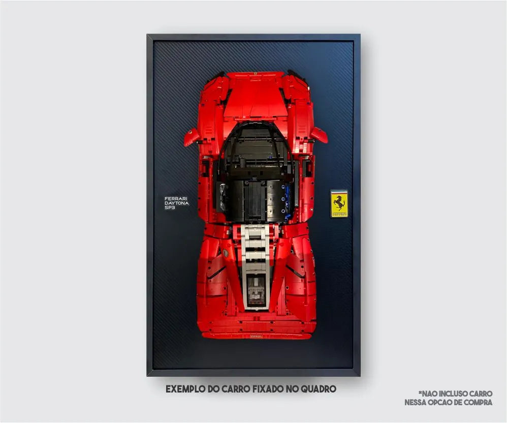 Quadro Funparts - Ferrari Daytona SP3 Vermelha (3778 pcs) - Brics Craft