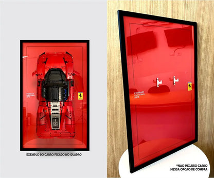 Quadro Funparts - Ferrari Daytona SP3 Vermelha (3778 pcs) - Brics Craft